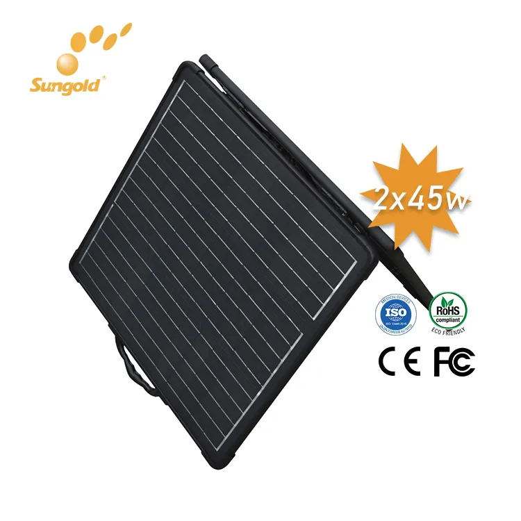 Sungold-panel solar portátil plegable de alta calidad, 80W