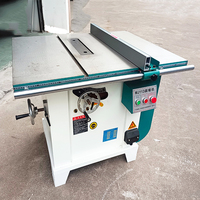 Machines à bois Scie circulaire Mj113 Machine de découpe de bois Axe réglable Angle d'inclinaison Scie à table