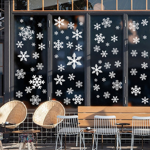 Giá Rẻ Khuyến Mại Trang Trí Quảng Cáo Trang Trí Nội Thất Giáng Sinh Và Năm Mới Kính Tùy Chỉnh Cửa Sổ Bông Tuyết Dán - Product Image 3