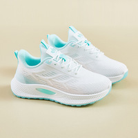 Baskets en tricot pour femmes Étudiant Running Casual Shoes Hauteur croissante