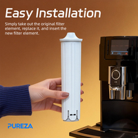 Filtros de Agua de Repuesto PUREZA Blue Compatibles con Jura Clearyl Claris A1-A9 J9/J90-95, Cartucho de Filtro para Cafetera