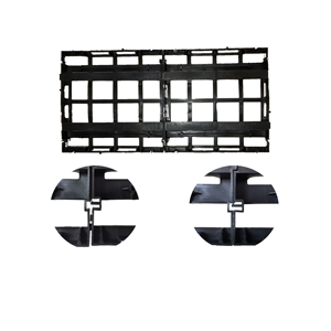Solive cubique moderne en PVC pour cours extérieures terrasses bricolage plastique bois plein de technologie Flair usine vente en gros aucun outil requis - Product Image 2