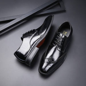 Nice Quality Stylish Genuine Leather <b>Shoes</b> Men Vintage <b>Style</b> Business <b>Shoes</b> Daily Office Outdoor Custom Comfortable Wedding <b>Shoe</b> - Product Image 1