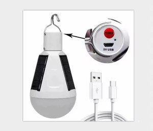Mới có thể sạc lại bóng Đèn Ngoài Trời năng lượng mặt trời Powered Lều đèn USB BBQ đi bộ đường dài <span class=keywords><strong>7W</strong></span> 12W di động đèn lồng năng lượng mặt trời khẩn cấp cắm trại đèn - Product Image 2