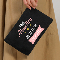 Mon sac de maquillage à motifs imprimés « Ma grand-mère est la plus belle », sac de rangement de voyage pour articles de toilette, organisateur à fermeture éclair pour cadeaux de fête