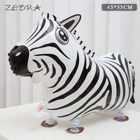 Nouveau design enfants cadeaux fête animaux ballons en aluminium ballon pour animaux de compagnie ballon de marche ballon en aluminium à hélium ballons animaux globos