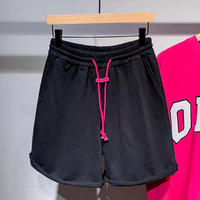 Shorts Bermuda décontractés pour hommes de haute qualité, design personnalisé, taille mi-haute élastique, uni, respirant, polyester/coton, poche, shorts d'été