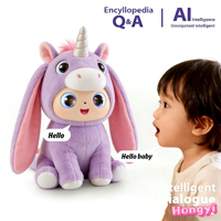 Jouets interactifs IA OEM NEUF, jouet en peluche panda IA, accepte plus de 60 langues, jouet IA ChatGPT par l'usine