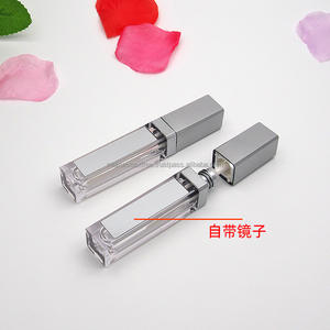 Nuevo Envase de Brillo Labial Plateado y Negro Maxfree, Tubo de Brillo Labial de Plástico con Luz LED y Espejo, 7 ml, Cosmético - Product Image 6