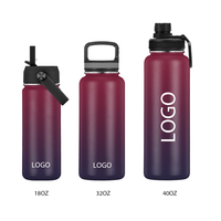 Everstrich — nouvelle bouteille isotherme à Double paroi en acier inoxydable, contenant isolé sous vide, sans BPA, gourde pour le sport, à large bouche