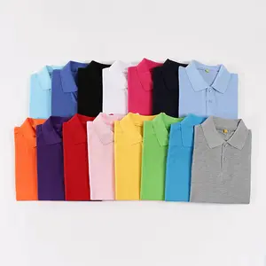 Groothandel 100% Katoenen Casual Poloshirts Plus Size Heren Stijlvolle Golfshirts Poloshirt