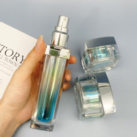 Nouvelles Bouteilles Carrées Vides pour Lotion 50ml – Fabricant de Flacons Cosmétiques de Luxe Personnalisés avec Pompe et Vaporisateur pour Soins de la Peau, des Cheveux et du Corps