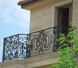Balustrades de balcon en fer forgé <span class=keywords><strong>noir</strong></span> antique - Product Image 3
