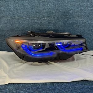 JYF RGBレーザーヘッドライト3シリーズG20/G21 19-22 DRLイエローブルーレッドグリーン高/低回転信号6000K <span class=keywords><strong>12V</strong></span> 65W - Product Image 4