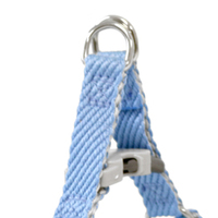 Harnais pour chien double face, solide, 1,5*30-51 cm, triangle, fermeture à boucle, simple, confortable, en tissu nylon, pour chiens de petite et moyenne taille