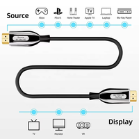 1M 2M 3M 5M 10M 15M 20M 25M 30M 50M 100M vergoldeter Anschluss 8K HDMI-Glasfaser kabel 48 Gbit/s 8K HDMI 21 Gaming-Kabel