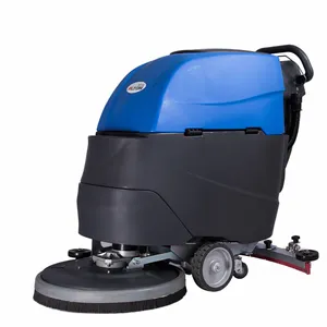 A6B Bulk Buy Industrial Floor Scrubber Battery Operated Hand Push Garage Laminate Floor Cleaning Machine
