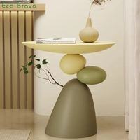 Table d'appoint moderne et compacte pour entrée, maison, hôtel - Convertible pour chevet, salon - Idéale pour petits espaces, balcons, pour thé, canapé