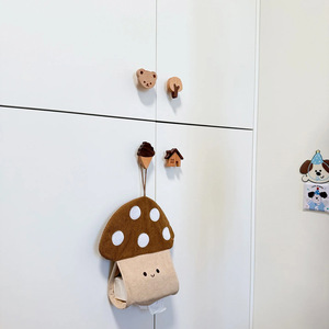 Poignées de porte de placard en forme de voiture de dessin animé, d'avion, de Mickey, de petit arbre et de maison pour enfants, poignées en bois massif pour tiroirs et placards - Product Image 2
