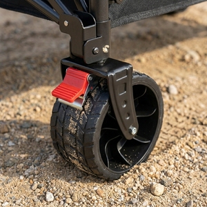 Heavy Duty 360LBS Folding Beach <strong>Wagon</strong> Cart with Wheel Extra Long <strong>Collapsible</strong> Camping Cart Portable Outdoor <strong>Wagon</strong> for Beach - Product Image 3