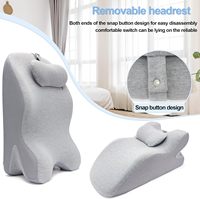 Lit ergonomique en mousse à mémoire de forme pour adulte, oreiller en forme de triangle, tête de lit arrière, cou, soulagement de la douleur, fonction de lecture.