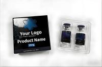 Personnalisez votre boîte de flacon de 3 ml avec étiquettes holographiques et plateau en plastique, impression d'étiquettes, ensemble d'emballage pour flacons de 3 ml et 10 ml