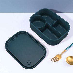 Ensemble de boîtes à lunch portables en silicone écologiques, adaptées aux enfants et aux adultes - Product Image 3