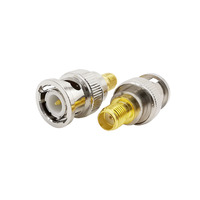 2 uds adaptador a BNC tipo F TNC macho hembra RF conector coaxial convertidor de prueba