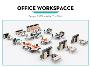 Hiện đại mở Modular nội thất văn phòng Workstation cubicle bàn cho nhân viên làm việc trong hội thảo dễ dàng truy cập văn phòng bảng - Product Image 4