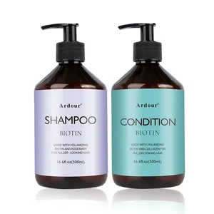 OEM ODM Organic Hair Care Sets Shampoo Conditioner Repairing Cleansing Nourishing Protein Collagen Keratin Biotin Hair Shampoo