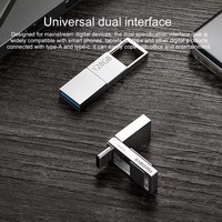 El más nuevo Original Xiao mi 128GB USB Flash Drive 3,2 Tipo C Interfaz dual Teléfono móvil Pequeño Metal U Disco