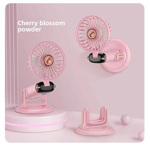 Mini Ventilador Portátil de Cuello, 5 Velocidades, 2400mAh, Rosa, Pantalla Digital, Ventilador de Mano con Batería - Product Image 3