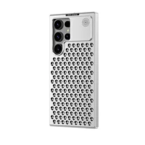 Alta qualidade à prova de choque dissipador alumínio liga capa protetora para Samsung galaxy A35 Aromaterapia Cooling Phone Case