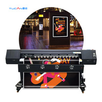 XP600 I1600 I3200 cabeza vinilo pegatina Flex Banner Plotter impresoras de inyección de tinta Eco solvente impresora lienzo cuero máquina de impresión