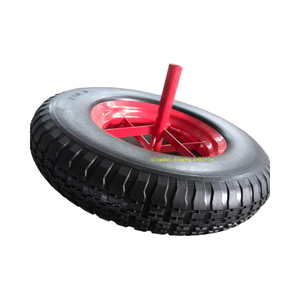 350 Roue libre plate <span class=keywords><strong>de</strong></span> <span class=keywords><strong>brouette</strong></span> <span class=keywords><strong>de</strong></span> <span class=keywords><strong>pneu</strong></span> sans gonflable - Product Image 1