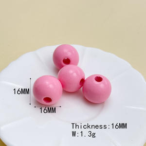 Acrylique DIY Saint Valentin Série Amour Coeur Acrylique Chunky Perles pour Enfants Filles Fabrication de Bijoux Collier - Product Image 3