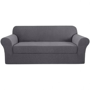 China Cheap Wholesale Non-Slip Stretchable Spandex Modern Solid Color <b>Sofa</b> Cover 1-3 Piece Set for <b>Sofa</b> Chair (230-280cm Width) - Product Image 1