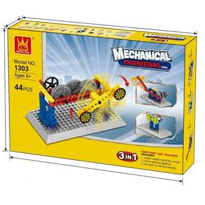 Juego <span class=keywords><strong>de</strong></span> Bloques <span class=keywords><strong>de</strong></span> Construcción <span class=keywords><strong>de</strong></span> Ingeniería Mecánica, 44 Piezas, 3 en 1, Modelo <span class=keywords><strong>de</strong></span> Avión con Engranajes STEM, <span class=keywords><strong>Juguete</strong></span> Educativo <span class=keywords><strong>de</strong></span> Construcción para Niños <span class=keywords><strong>de</strong></span> 6 Años en Adelante - Product Image 2