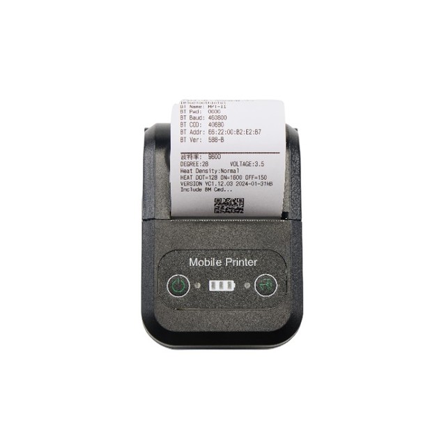 Easy to Operate 58mm Mini Portable Wireless Blue Tooth Thermal Printer