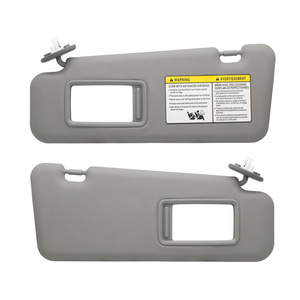 Toyota Sun Visor 74320-48500-B0 Gray Foldable Car <b>Interior</b> Roof <b>Accessory</b> for 2008-2013 Highlander Two Pack - Product Image 4