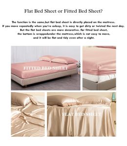 Grosir Penjualan Panas Tekstil Rumah Sarung Bantal Sutra Mulberry Biru Tibet Sprei Sutra 100% Sutra Mulberry Perlengkapan Tidur Custom 2MX2M - Product Image 3