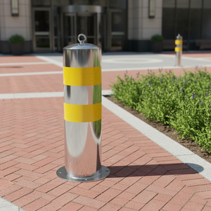 Borne de sécurité pour parking avec base lourde |   Poteau de sécurité pour parking avec base lourde - Product Image 4