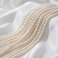 Vente en gros de brins de perles d'eau douce naturelles blanches, haute brillance, 11-13 mm, qualité AA, perles en vrac pour la fabrication de bijoux
