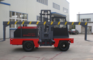 3 toneladas Diesel cargador lateral Altura <span class=keywords><strong>de</strong></span> elevación <span class=keywords><strong>de</strong></span> 3,5 m con sub tenedor para madera larga - Product Image 6