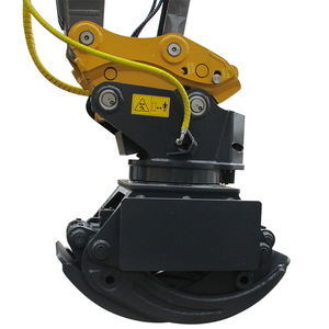 Grappin hydraulique rotatif pour excavatrice Xuvol 150P, grappins pour excavatrice avec rotation hydraulique à 360 degrés - Product Image 5