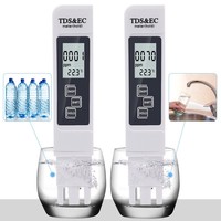 Testeur d'eau numérique multifonction 3-en-1 TDS & EC TDS PPM avec écran LED, prix usine Chine