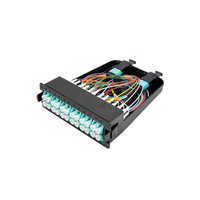 Module de cassette fibre optique 12 cœurs MPO MTP vers LC, cassette de brassage de fibres optiques multimodes OM3 OM4 pour centre de données, certifié CE ROHS REACH