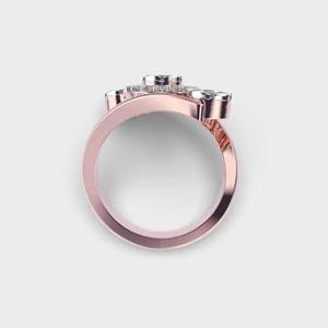 Anillos de Diamantes de Oro de Lujo con Baño de Rodio y Certificación IGI para Bodas y Compromisos, Unisex, Personalizados, Marca Jewelux, Venta al Por Mayor - Product Image 4