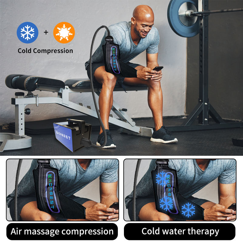 Cold Compression Hand Machine Manual-Wired Cold Compression Therapy System with Digital Ice Machine ...