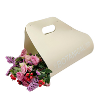 Sacs cadeaux en papier artistique personnalisés, sacs d'emballage pour bouquets avec poignée, sacs d'emballage pour fleurs, sacs d'emballage pour cadeaux de mariage